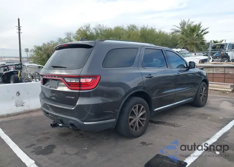 2016 Dodge Durango Limited from USA, damaged, VIN 1C4RDHDG7GC459455